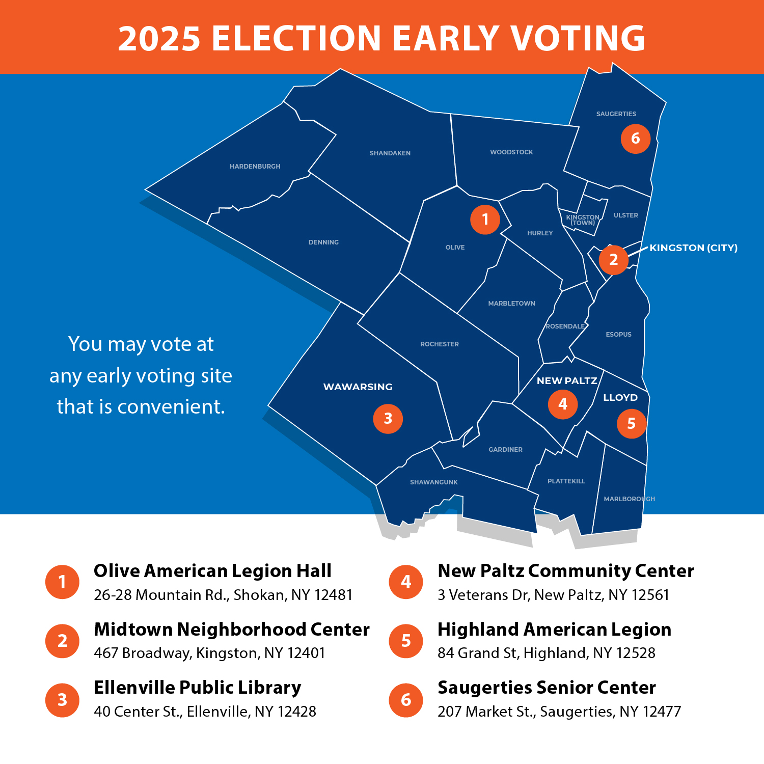 Early Voting Site Relocated from Marlborough to Highland